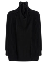 Mm6 Maison Margiela Cardigan Dress Black