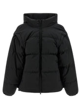 Mm6 Maison Margiela Numeric Signature Mm6 Embroidery Down Jacket Black  