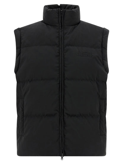 Mm6 Maison Margiela Numeric Signature Mm6 Embroidery Down Jacket Black  