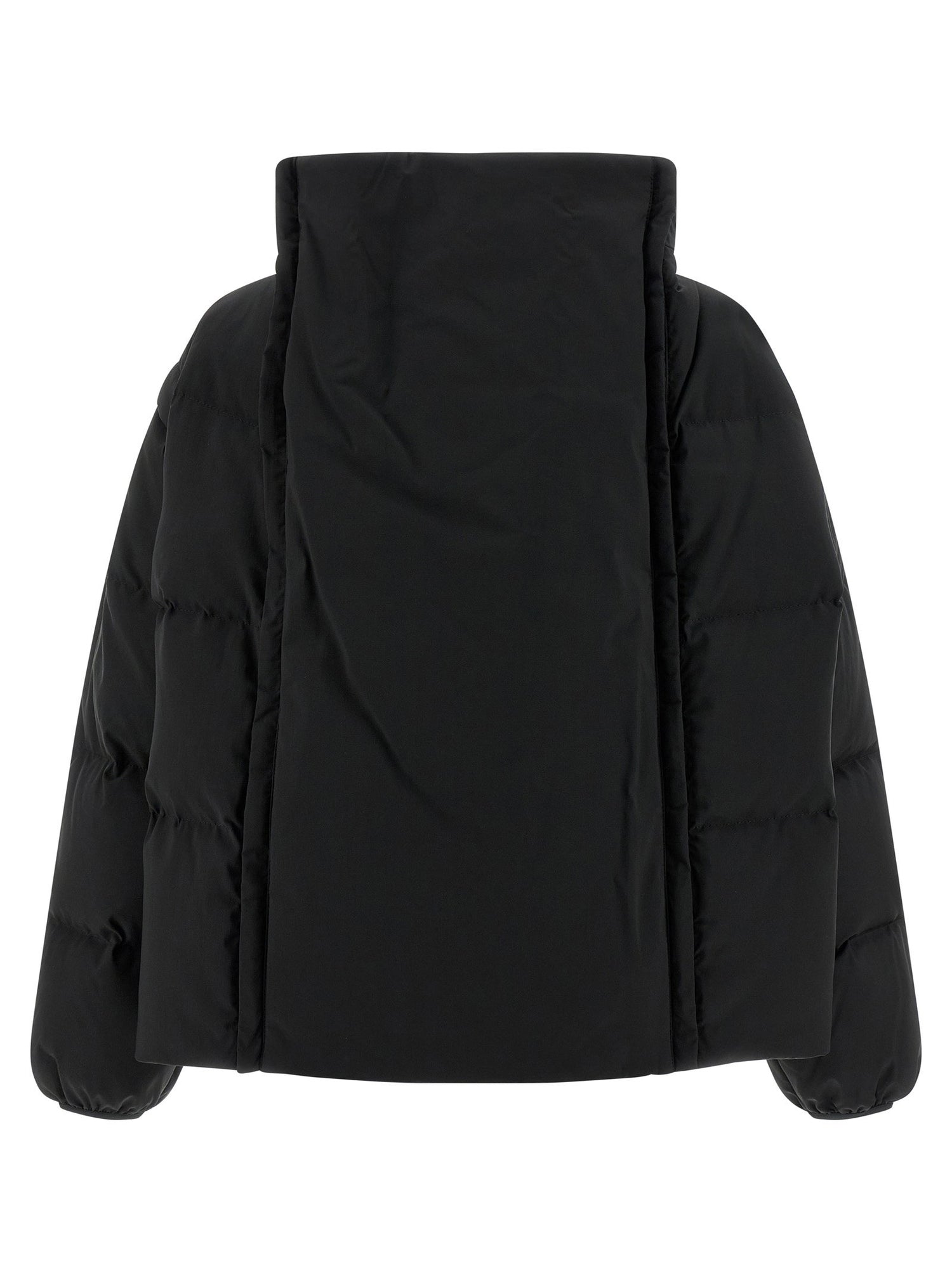 Mm6 Maison Margiela Numeric Signature Mm6 Embroidery Down Jacket Black  