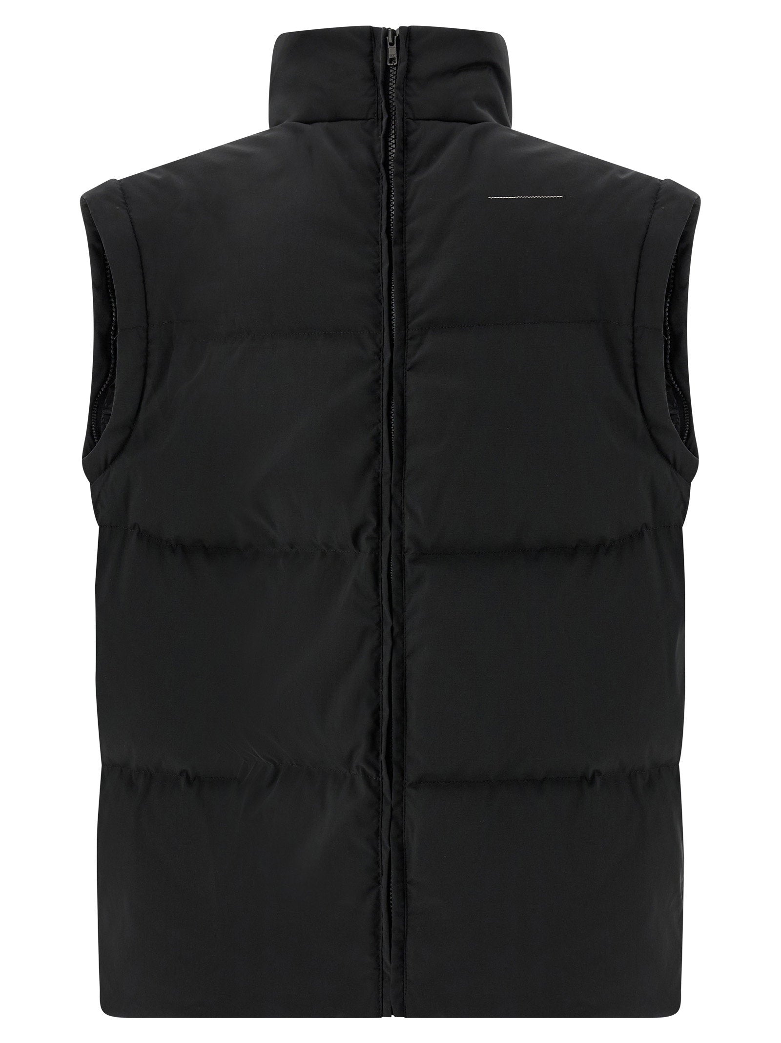 Mm6 Maison Margiela Numeric Signature Mm6 Embroidery Down Jacket Black  