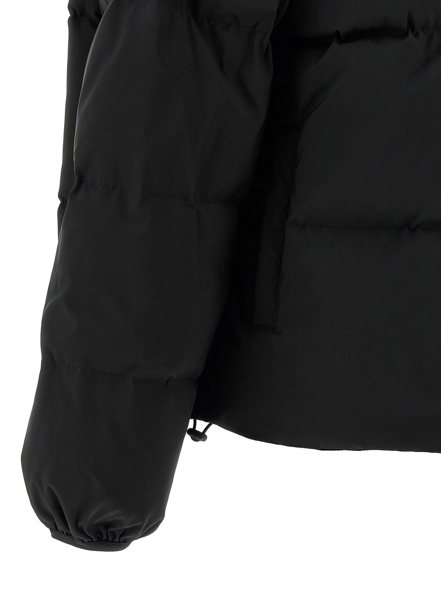 Mm6 Maison Margiela Numeric Signature Mm6 Embroidery Down Jacket Black  