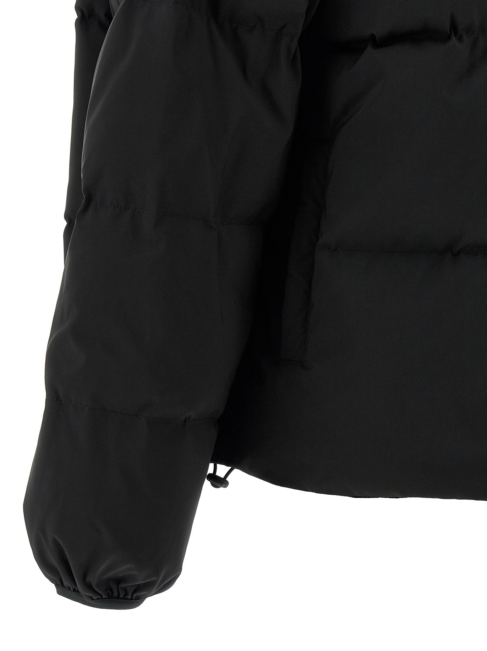 Mm6 Maison Margiela Numeric Signature Mm6 Embroidery Down Jacket Black  