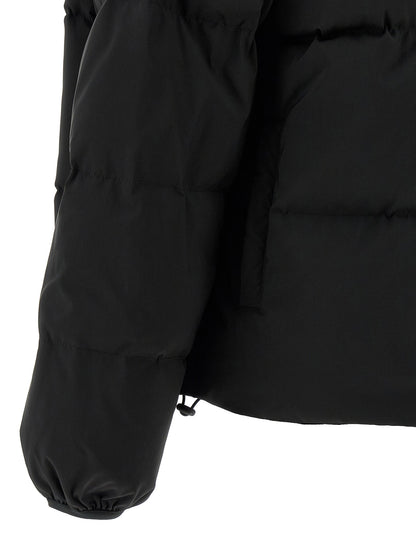 Mm6 Maison Margiela Numeric Signature Mm6 Embroidery Down Jacket Black  