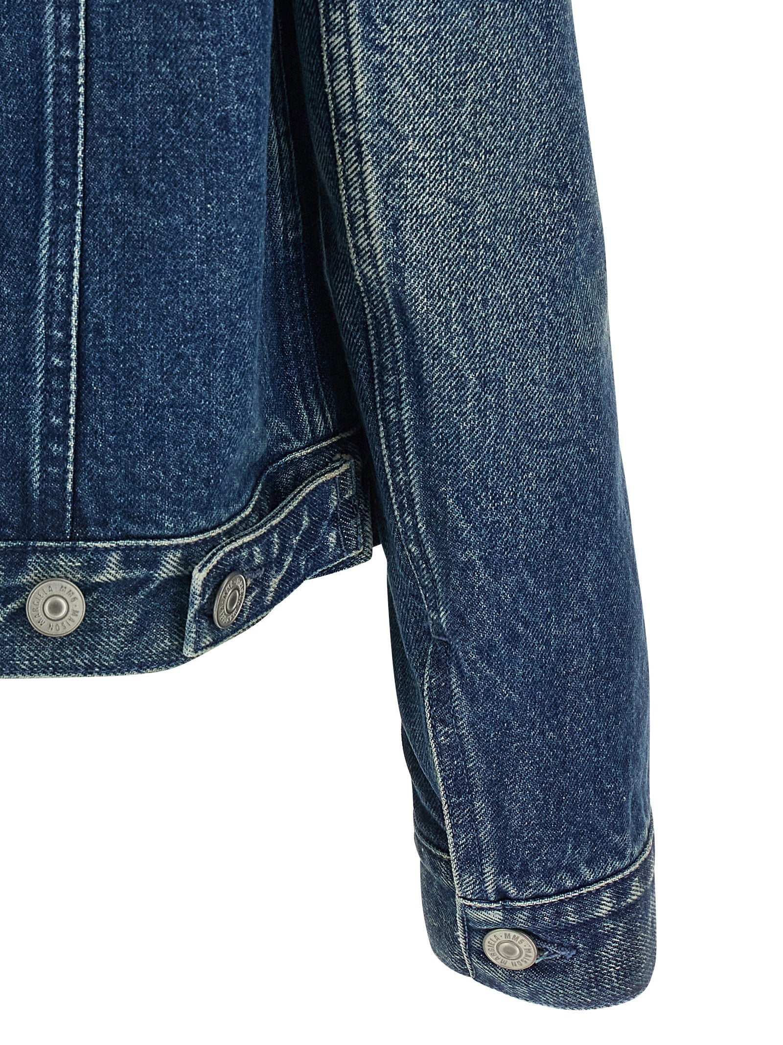 Mm6 Maison Margiela Numeric Signature Mm6 Jacket Blue