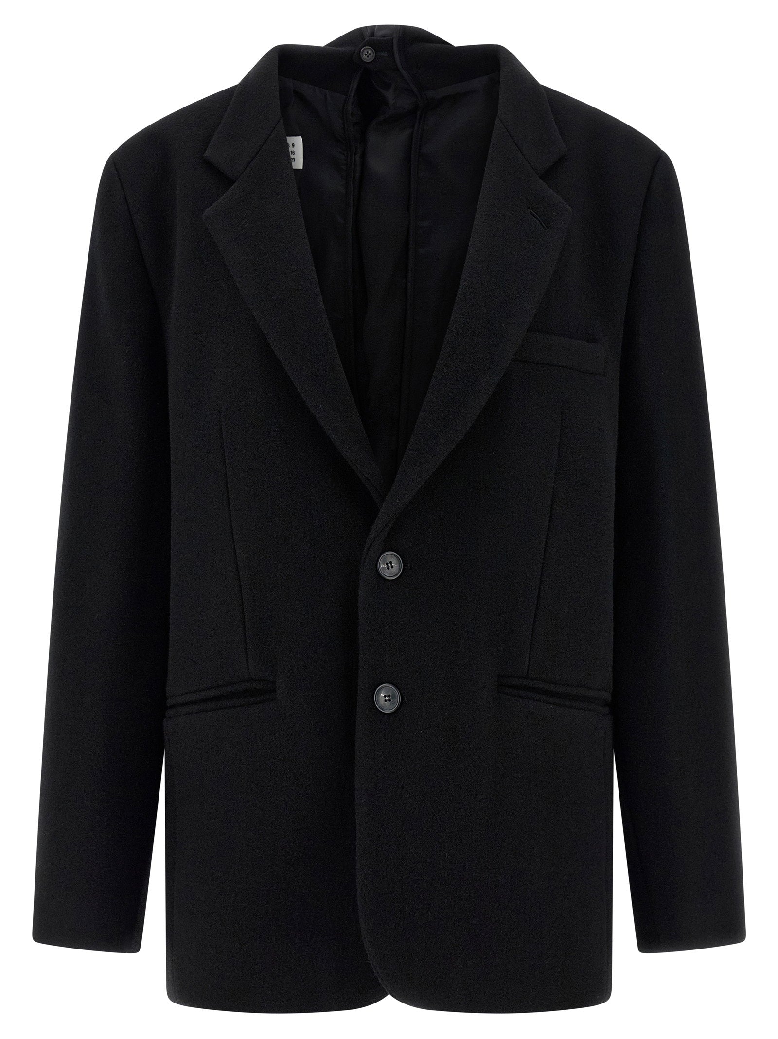 Mm6 Maison Margiela Back Panel Blazer Black