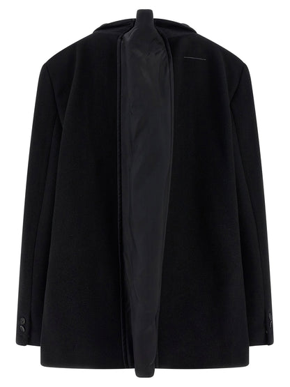 Mm6 Maison Margiela Back Panel Blazer Black
