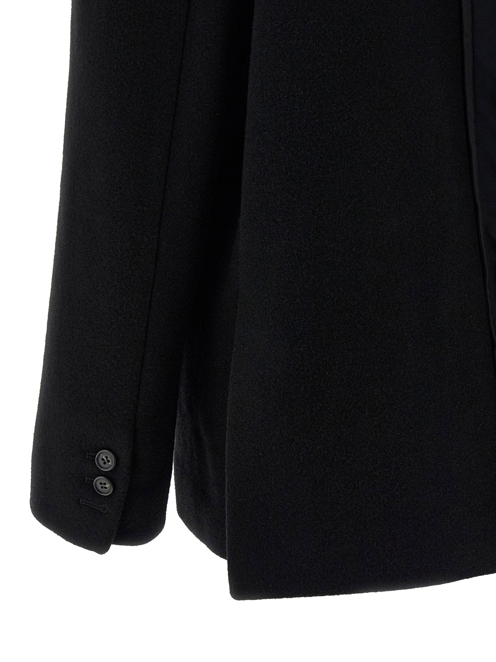 Mm6 Maison Margiela Back Panel Blazer Black