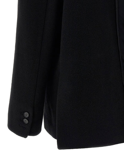 Mm6 Maison Margiela Back Panel Blazer Black