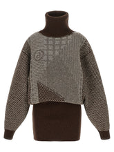 Mm6 Maison Margiela Numeric Signature Mm6 Reversible Dress Brown
