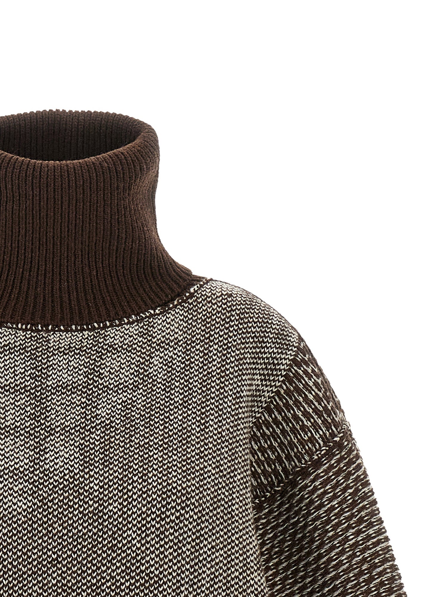 Mm6 Maison Margiela Numeric Signature Mm6 Reversible Dress Brown