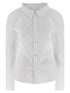 Mm6 Maison Margiela Numeric Signature Mm6 Embroidered Shirt White