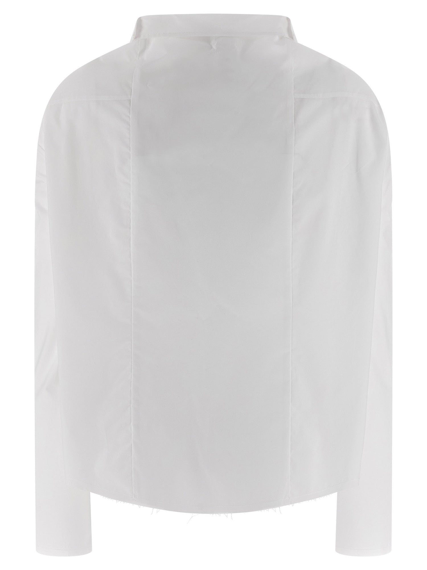 Mm6 Maison Margiela Numeric Signature Mm6 Embroidered Shirt White
