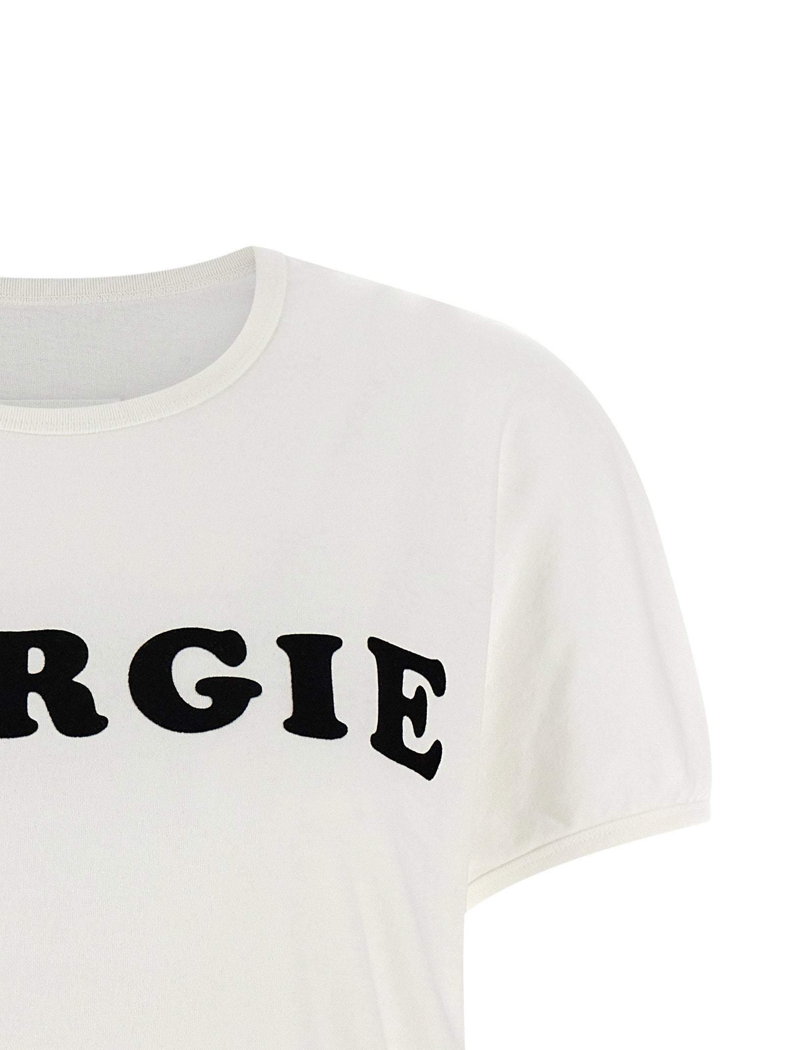 Mm6 Maison Margiela Arc Print T-shirt White