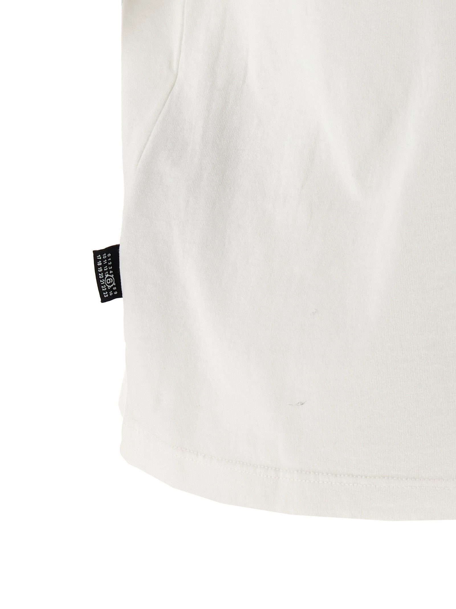 Mm6 Maison Margiela Arc Print T-shirt White