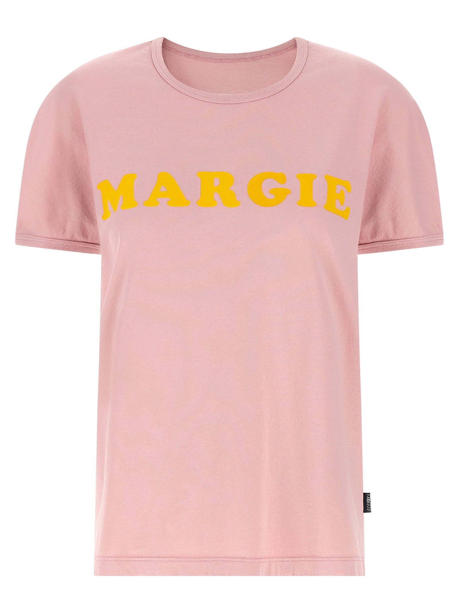 Mm6 Maison Margiela Arc Print T-shirt Pink
