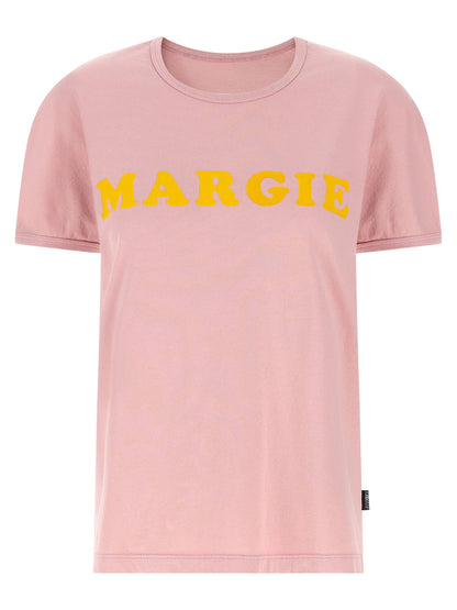 Mm6 Maison Margiela Arc Print T-shirt Pink