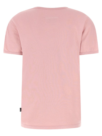 Mm6 Maison Margiela Arc Print T-shirt Pink