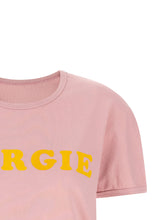 Mm6 Maison Margiela Arc Print T-shirt Pink