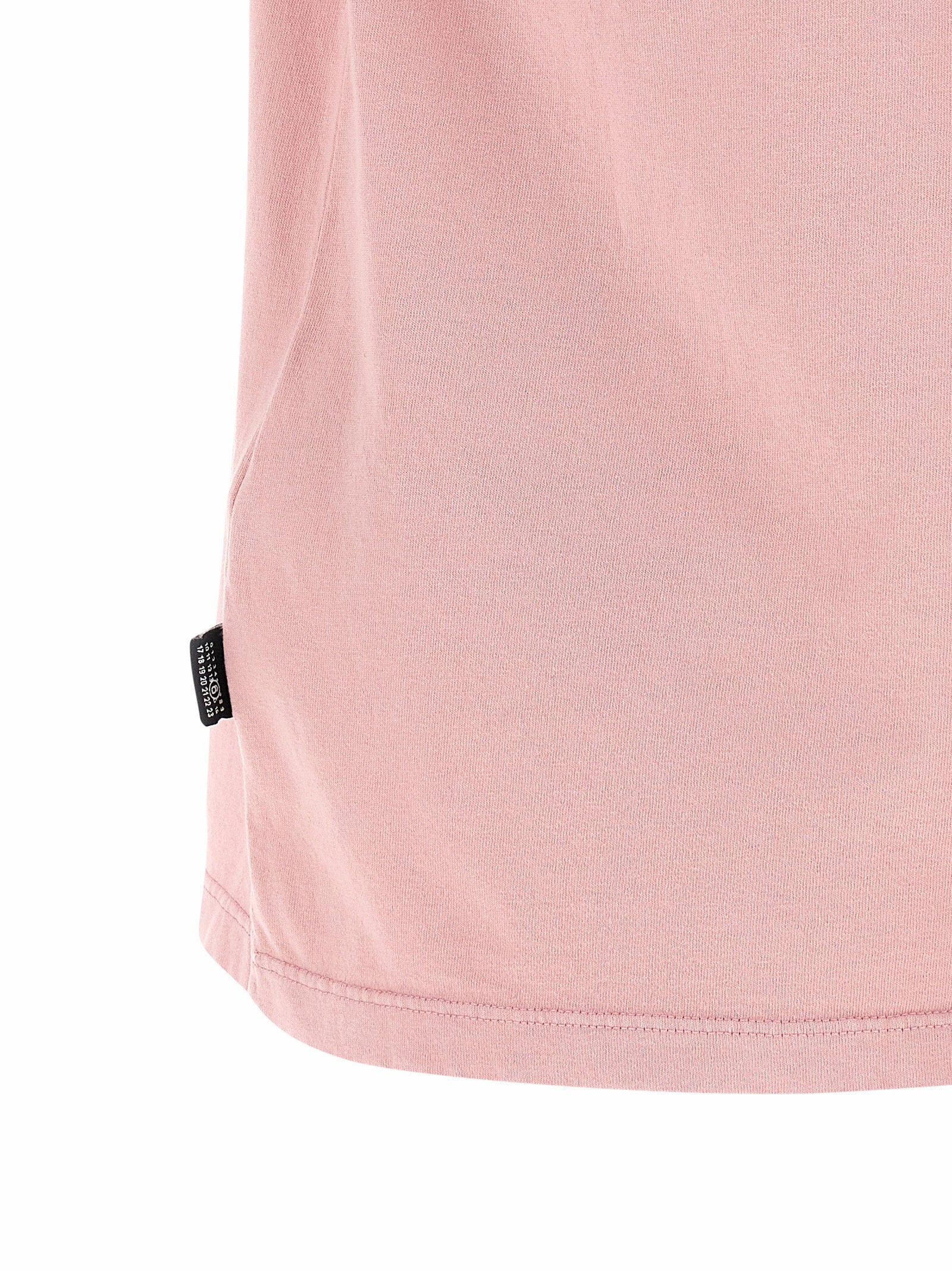 Mm6 Maison Margiela Arc Print T-shirt Pink
