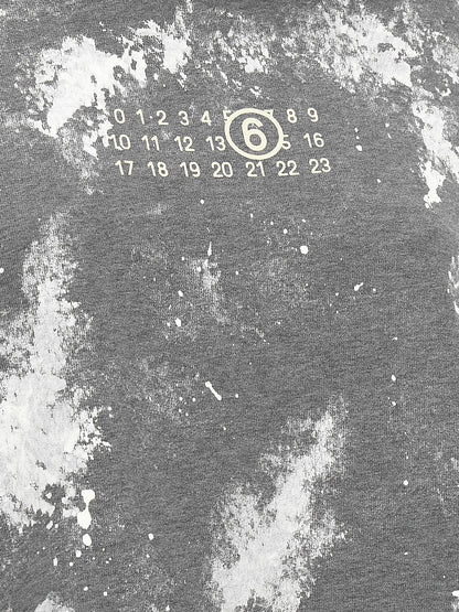 Mm6 Maison Margiela Numeric Signature Mm6 Hoodie Gray