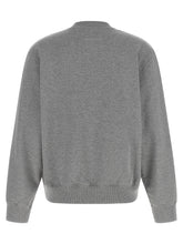 Mm6 Maison Margiela Logo Print Sweatshirt Gray