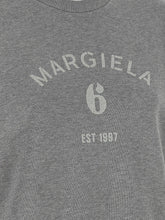 Mm6 Maison Margiela Logo Print Sweatshirt Gray