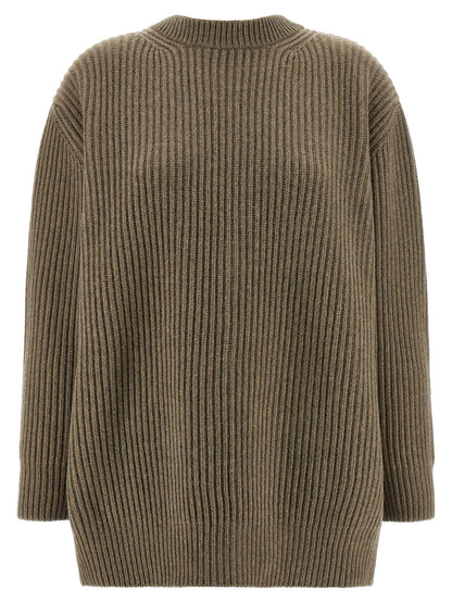 Mm6 Maison Margiela Sweater Dress Beige