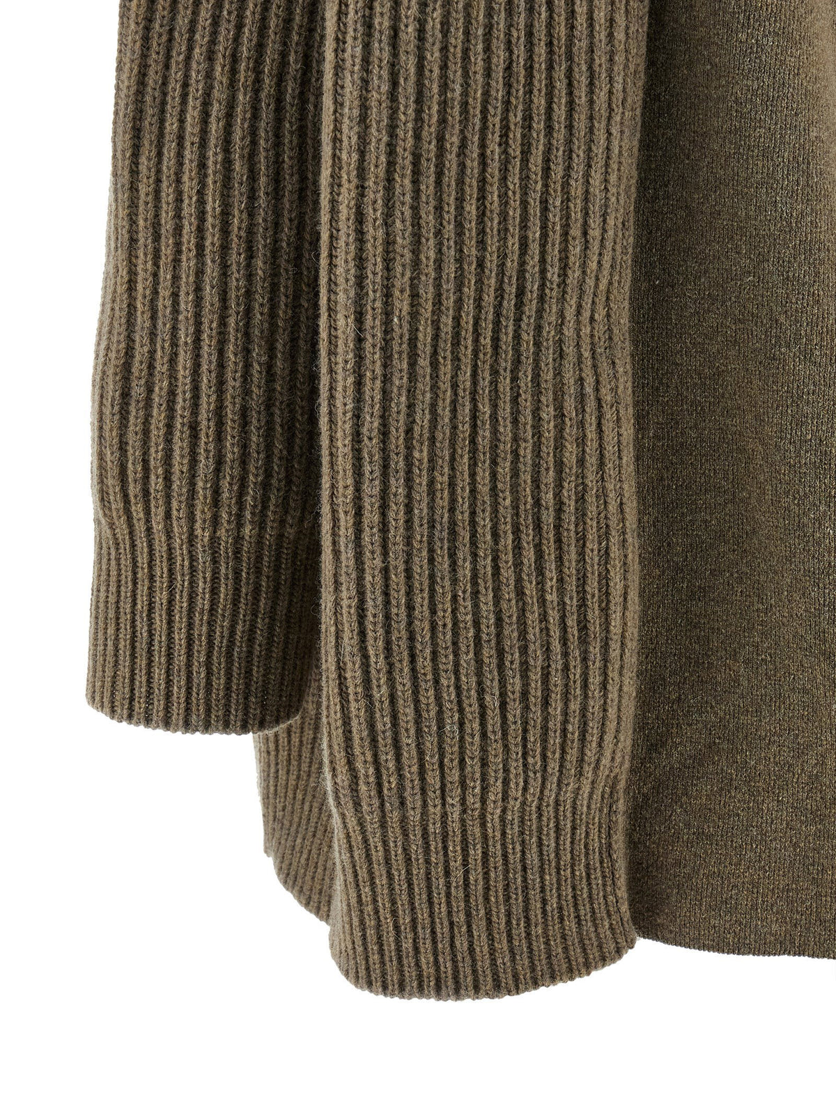 Mm6 Maison Margiela Sweater Dress Beige
