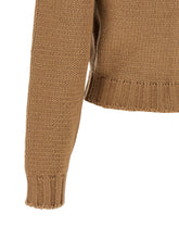 Mm6 Maison Margiela White Stitch Line Cardigan Beige