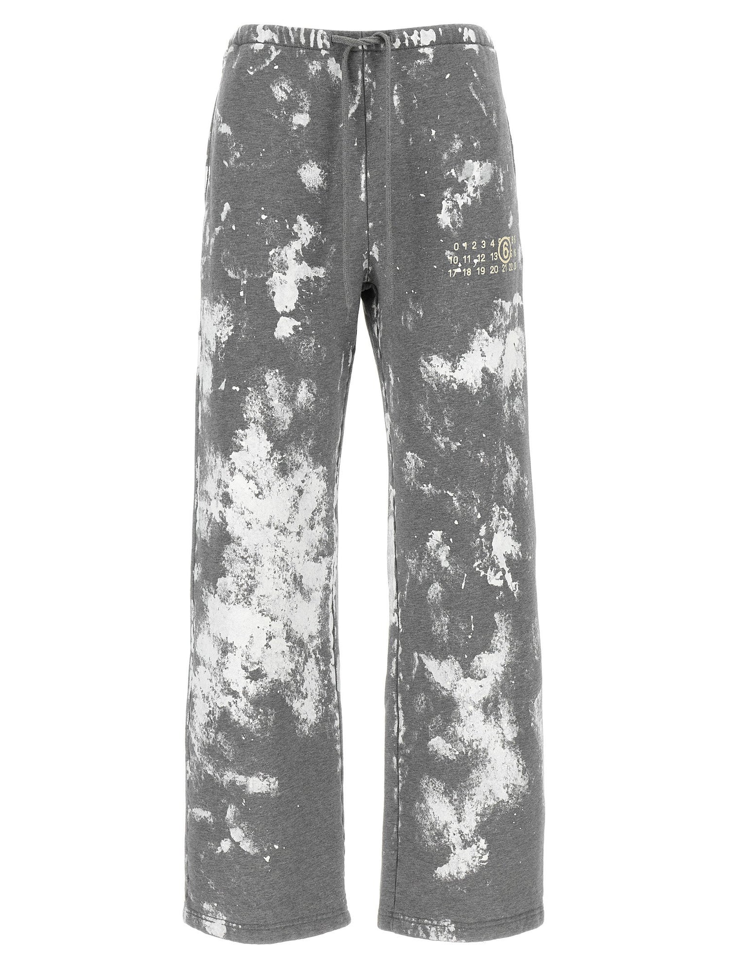 Mm6 Maison Margiela Numeric Signature Mm6 Joggers Gray