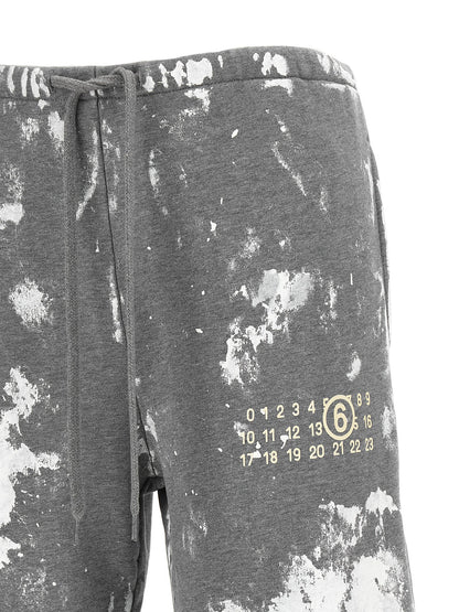 Mm6 Maison Margiela Numeric Signature Mm6 Joggers Gray