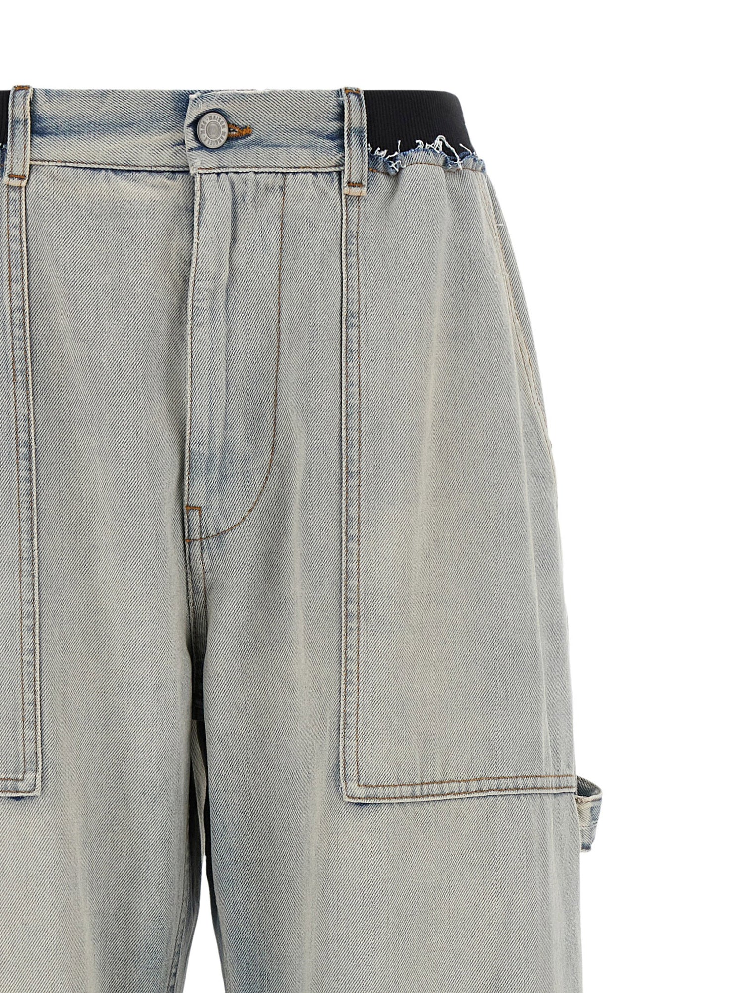 Mm6 Maison Margiela Numeric Signature Mm6 Jeans Light blue