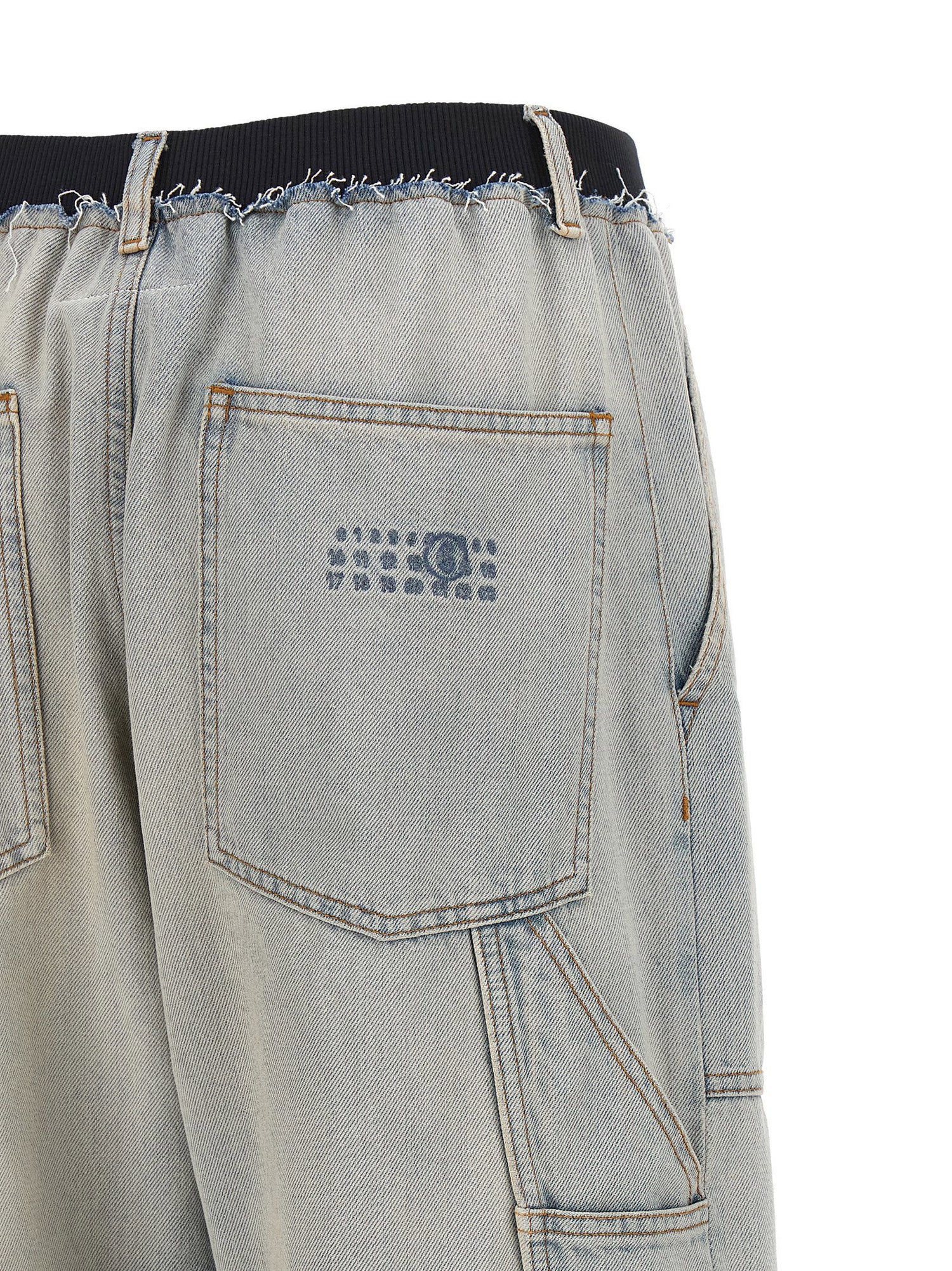 Mm6 Maison Margiela Numeric Signature Mm6 Jeans Light blue