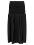 Mm6 Maison Margiela Double Layer Skirt Black