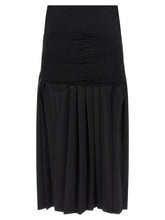 Mm6 Maison Margiela Double Layer Skirt Black
