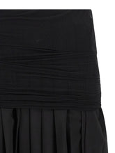 Mm6 Maison Margiela Double Layer Skirt Black