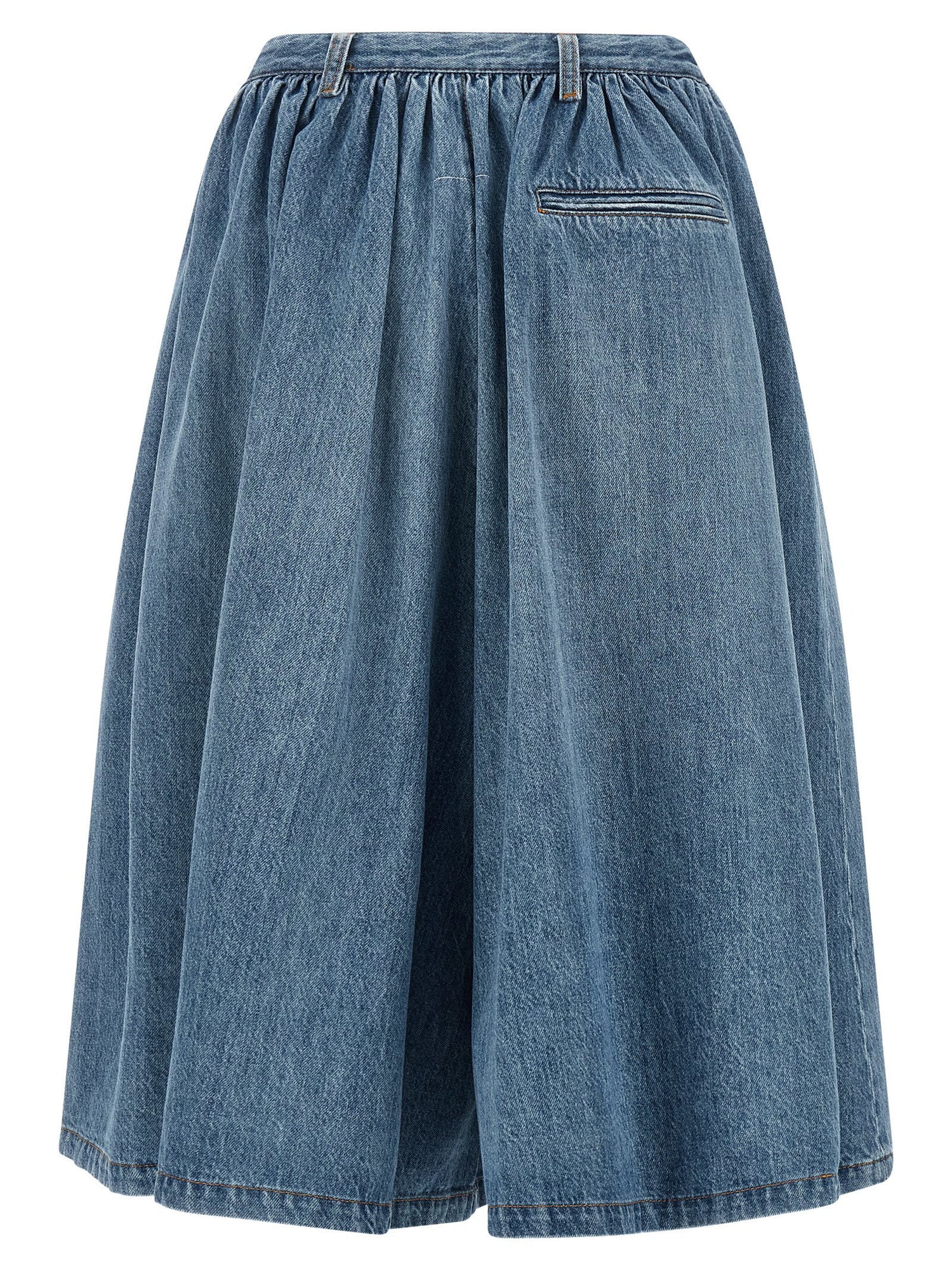 Mm6 Maison Margiela Numeric Signature Mm6 Bermuda Shorts Blue
