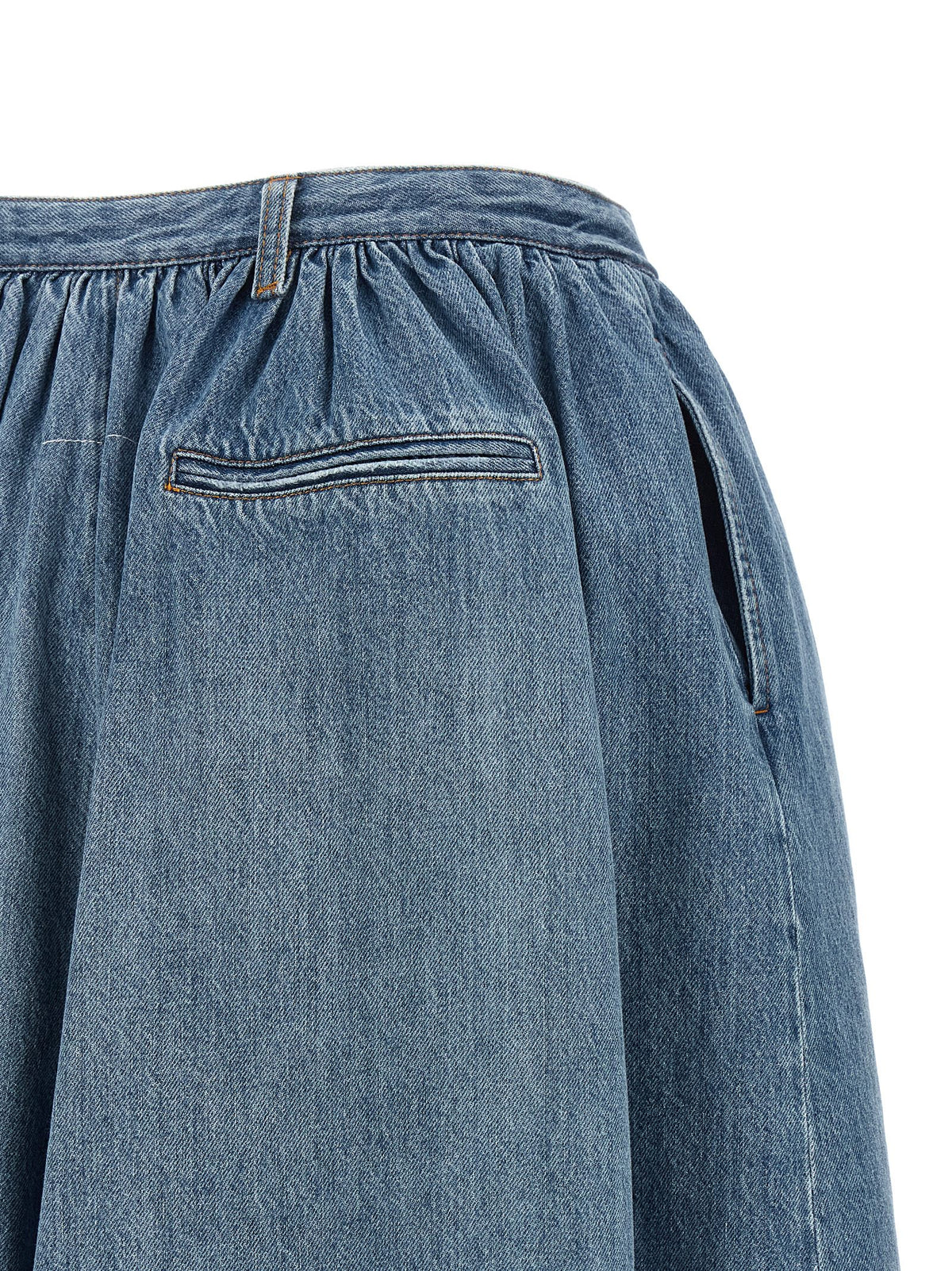 Mm6 Maison Margiela Numeric Signature Mm6 Bermuda Shorts Blue
