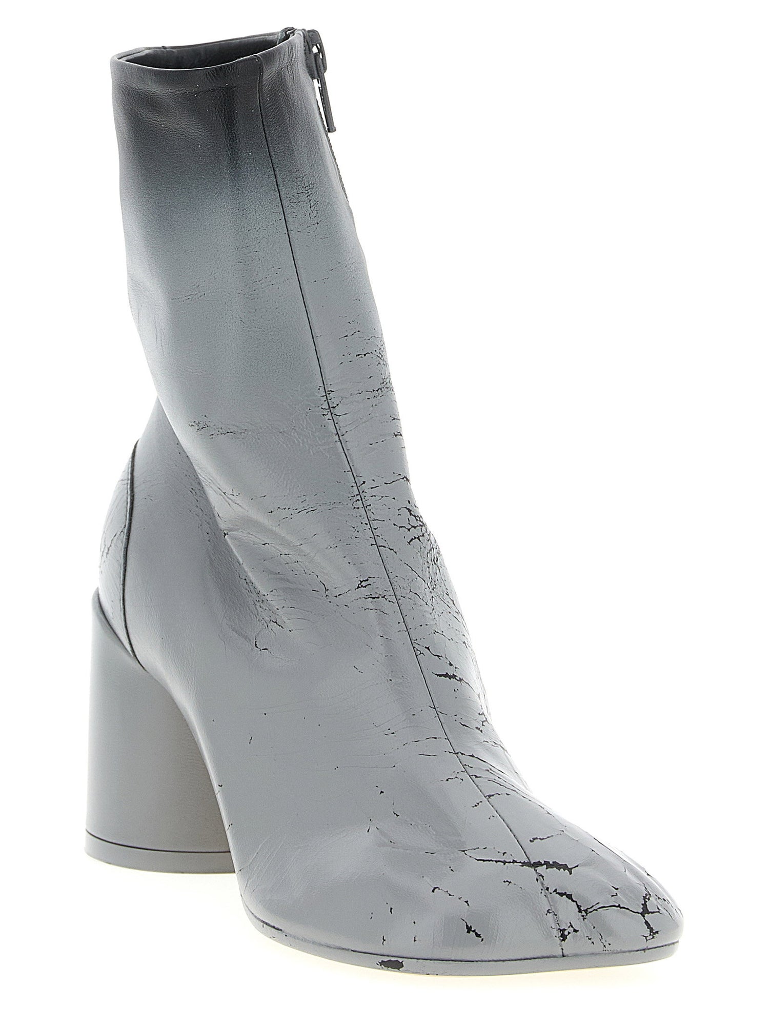Mm6 Maison Margiela Anatomic Ankle Boots Gray