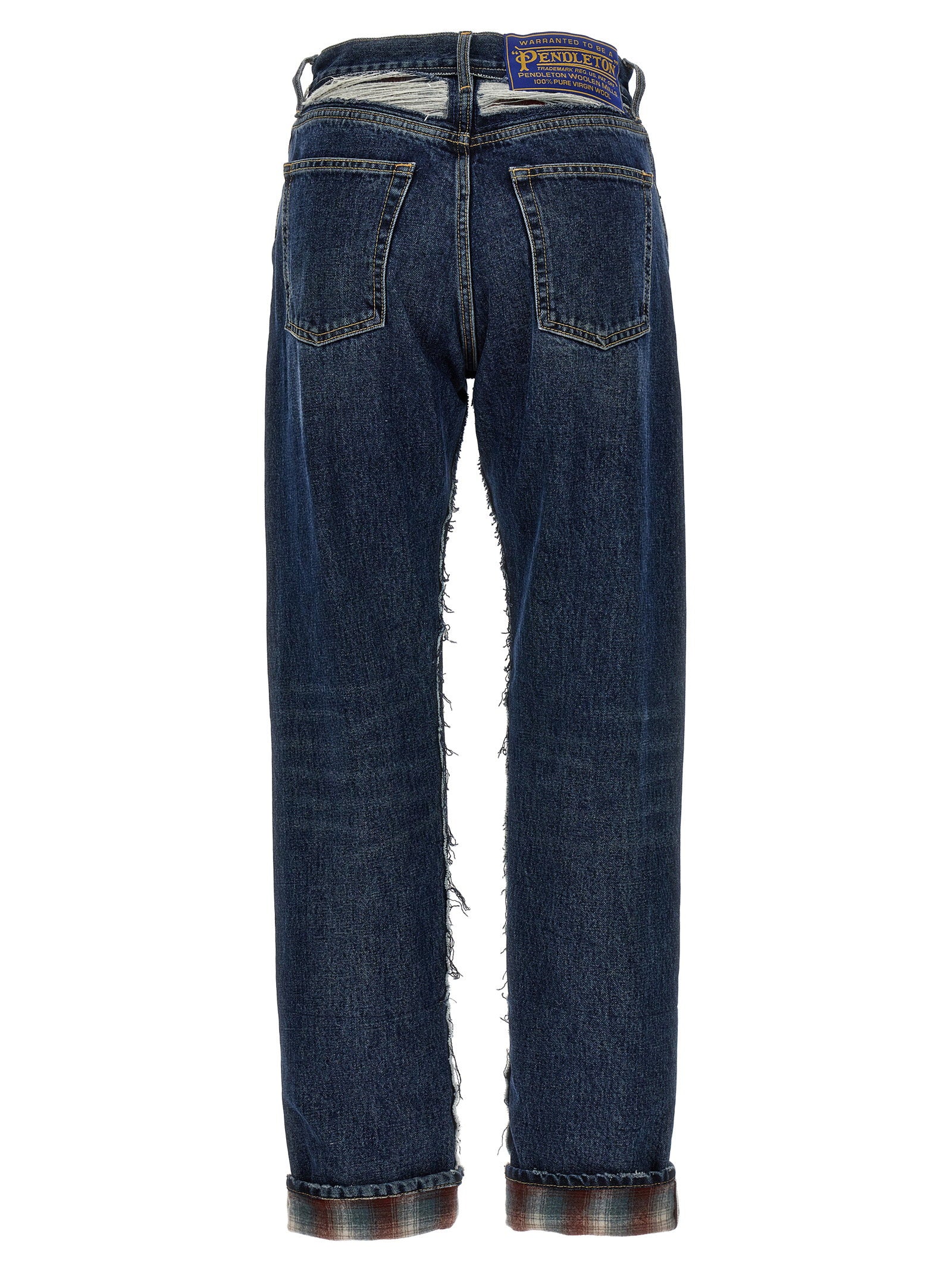 Maison Margiela Pendleton Jeans Blue