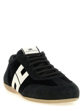 Elisabetta Franchi Nappa And Velvet Sneakers White/black