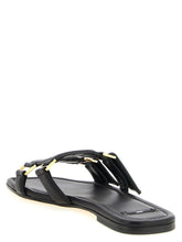 Elisabetta Franchi Nappa Leather Sandals Black