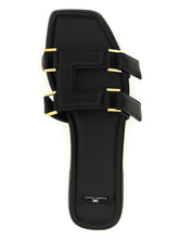 Elisabetta Franchi Nappa Leather Sandals Black