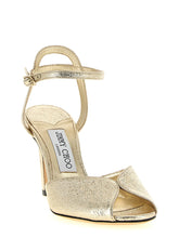 Jimmy Choo Sacora Sandals Gold