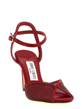 Jimmy Choo Sacora Sandals Red