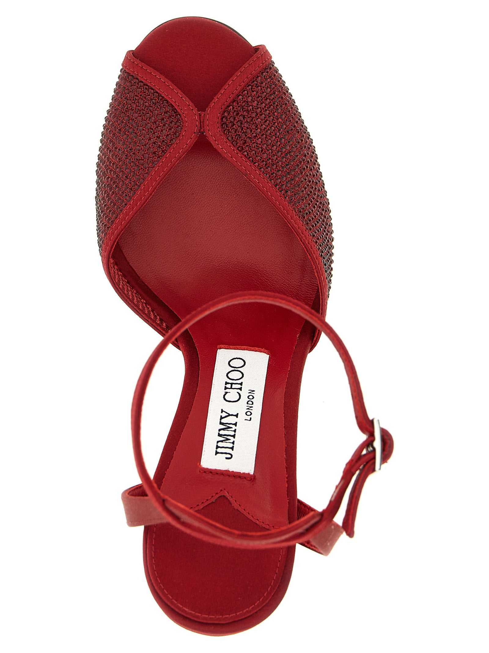 Jimmy Choo Sacora Sandals Red
