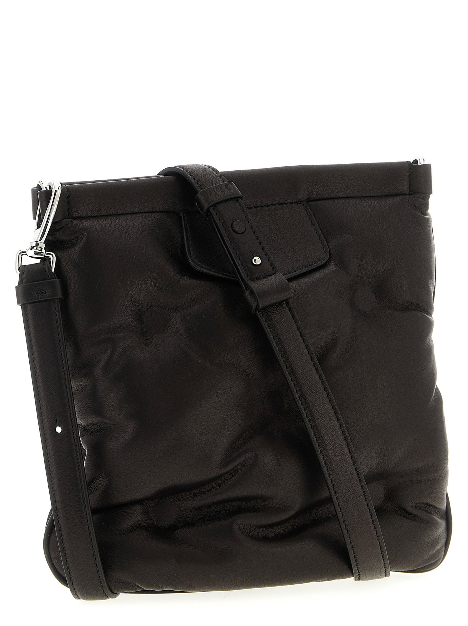 Maison Margiela Glam Slam Flat Pocket Crossbody Bag Black