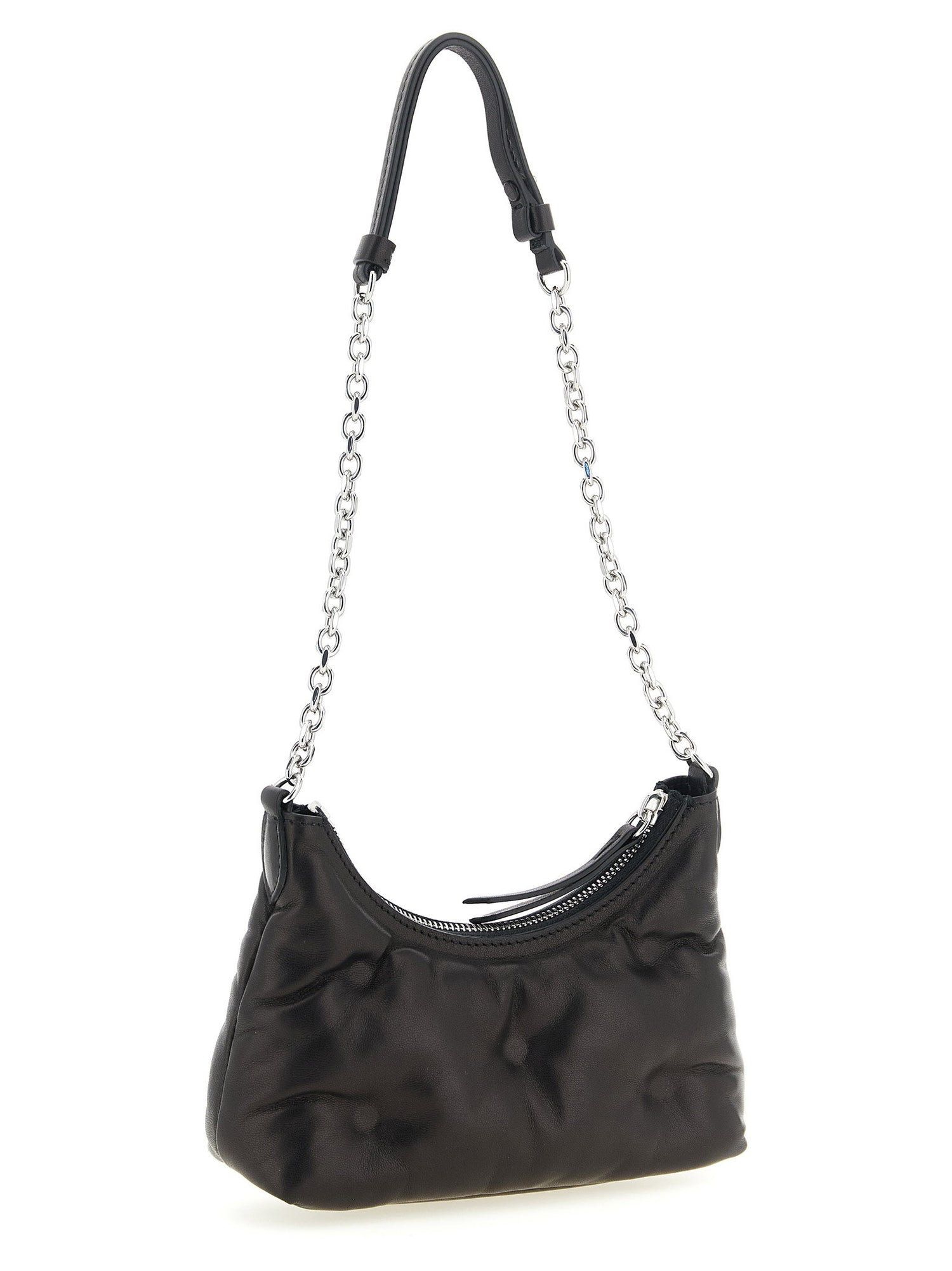 Maison Margiela Glam Slam Hobo Micro Shoulder Bag Black
