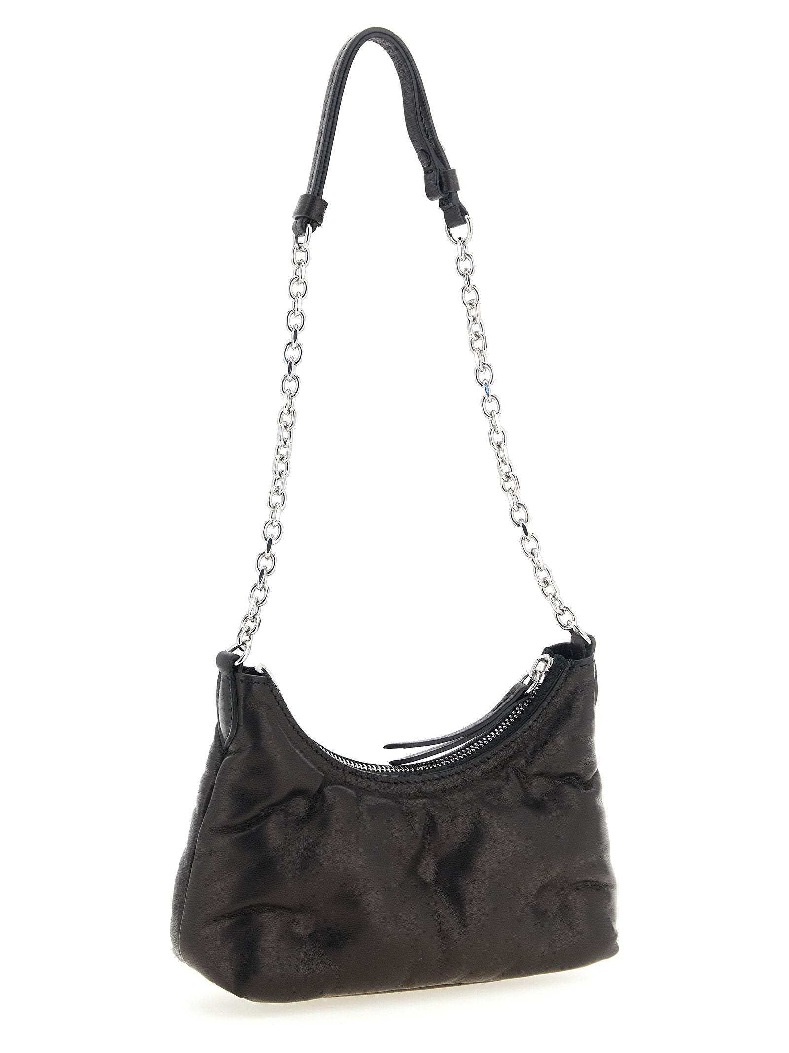 Maison Margiela Glam Slam Hobo Micro Shoulder Bag Black